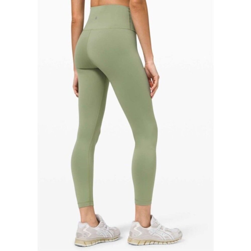 Lululemon Wunder Train High-Rise Tight 25" In Willow Green Size 8
